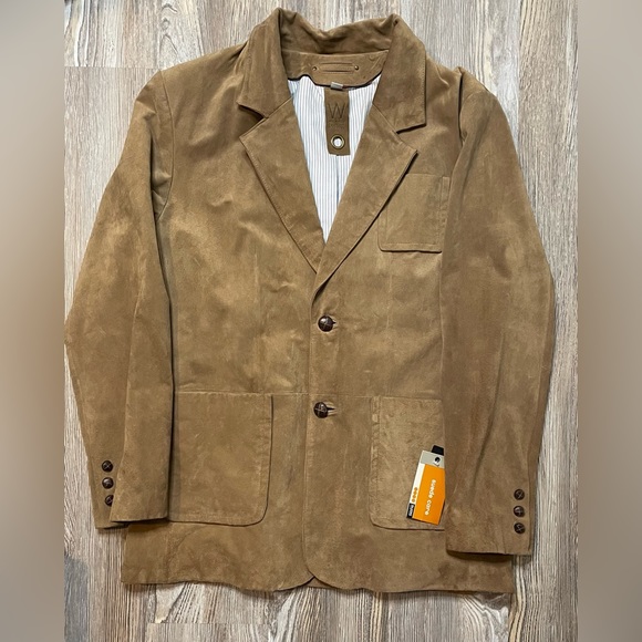 SOLD Vintage Wilsons Leather Jacket Blazer Boho Western - Picture 2 of 14